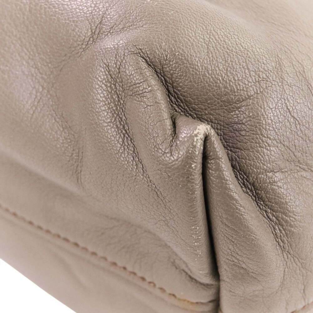 PRADA Gray Leather Shoulder Bag - Picture 13 of 15